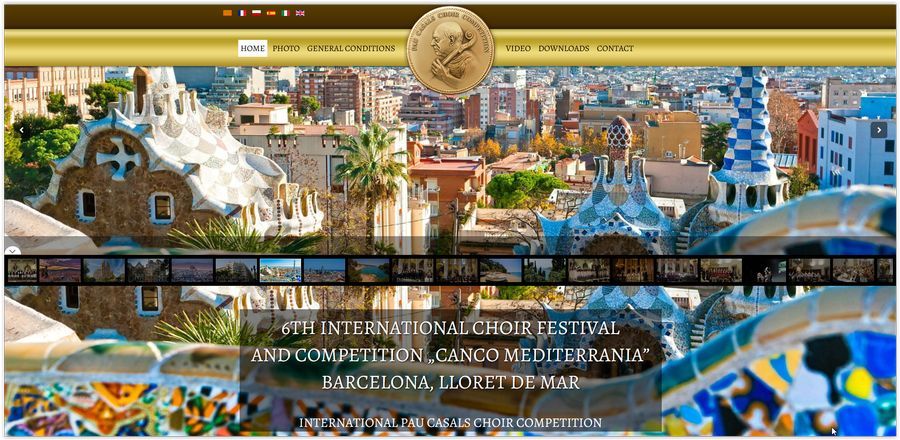 Strona internetowa dla organizatorów festiwali chóralnych