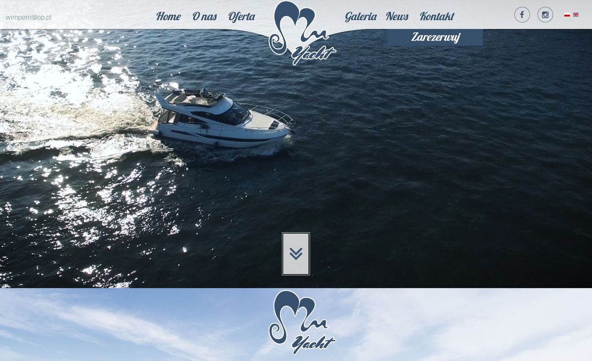 Strona WWW dla MM Yacht