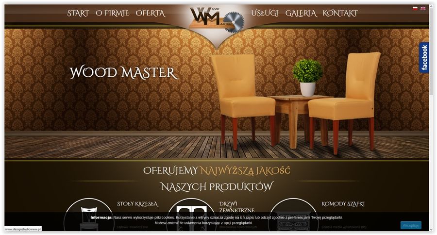 Strona internetowa dla WoodMaster